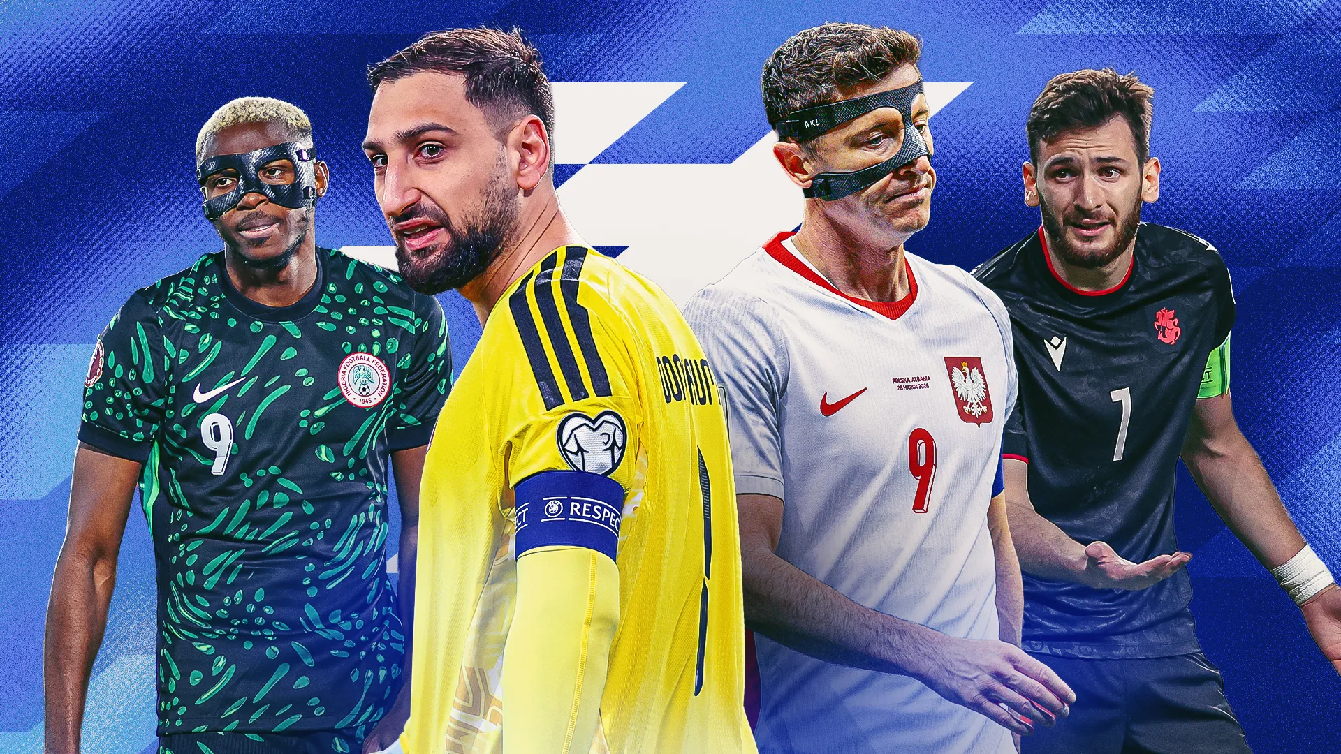 The biggest stars who have failed to qualify for the 2026 World Cup, including Gigi Donnarumma, Robert Lewandowski and V